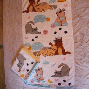 Kassafina Cat Bath Towel Set NWT